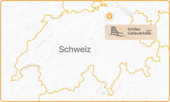 Wir betreuen Dächer in der gesamten Schweiz.